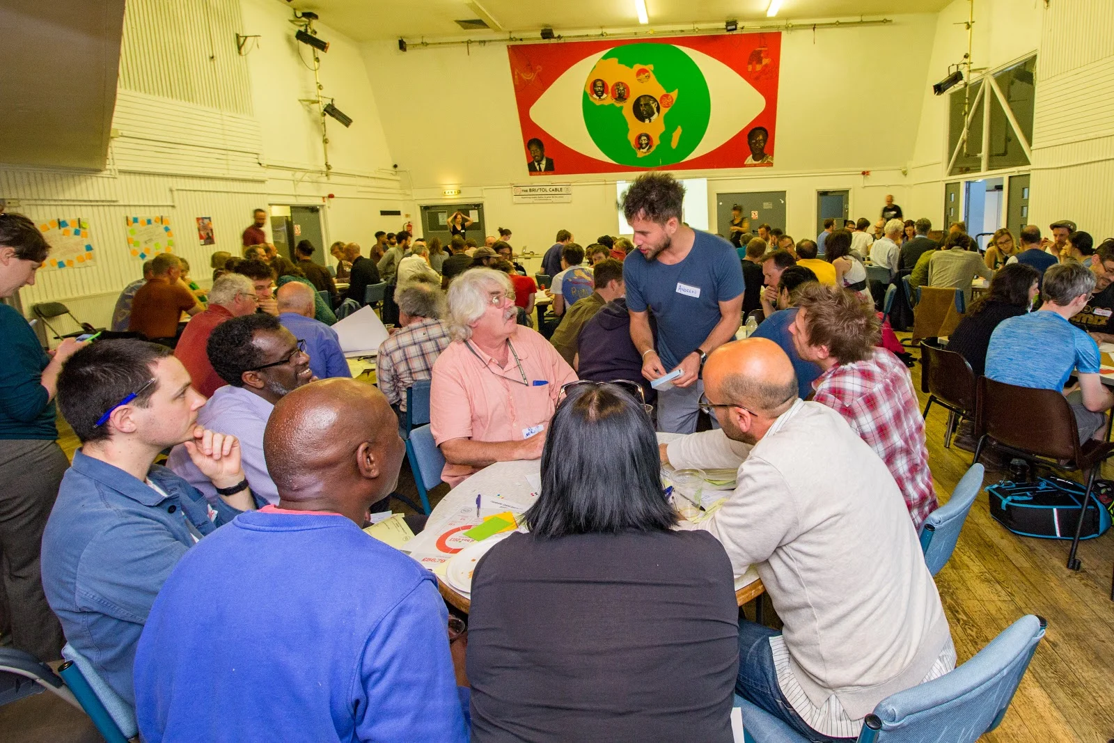 Bristol Cable members at the 2018 AGM (Credit: Alexie Segal / The Bristol Cable)