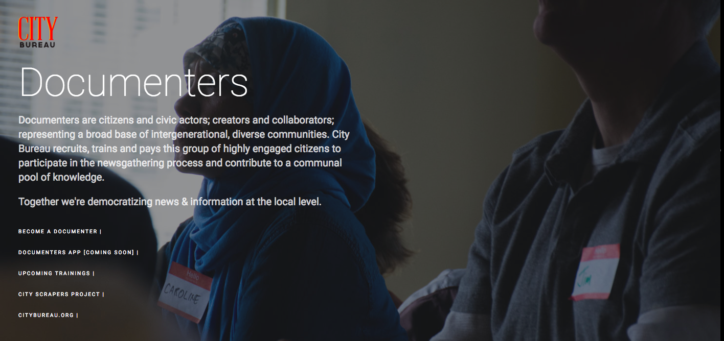 City Bureau’s     Documenters     program    trains and pays its journalists, an approach that    YR Media (formerly Youth     Radio    ) also employs   .