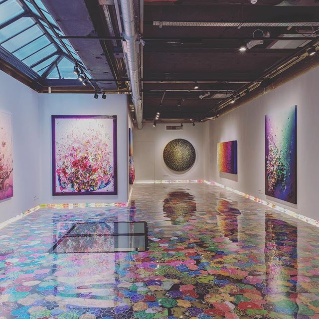 Work is looking pretty amazing at the moment! When I&rsquo;m not out and about playing music, I work at @theunitlondon who operate the most exciting galleries in central London. Come and have a look at what it&rsquo;s all about! #UnitLondon #CrossThe