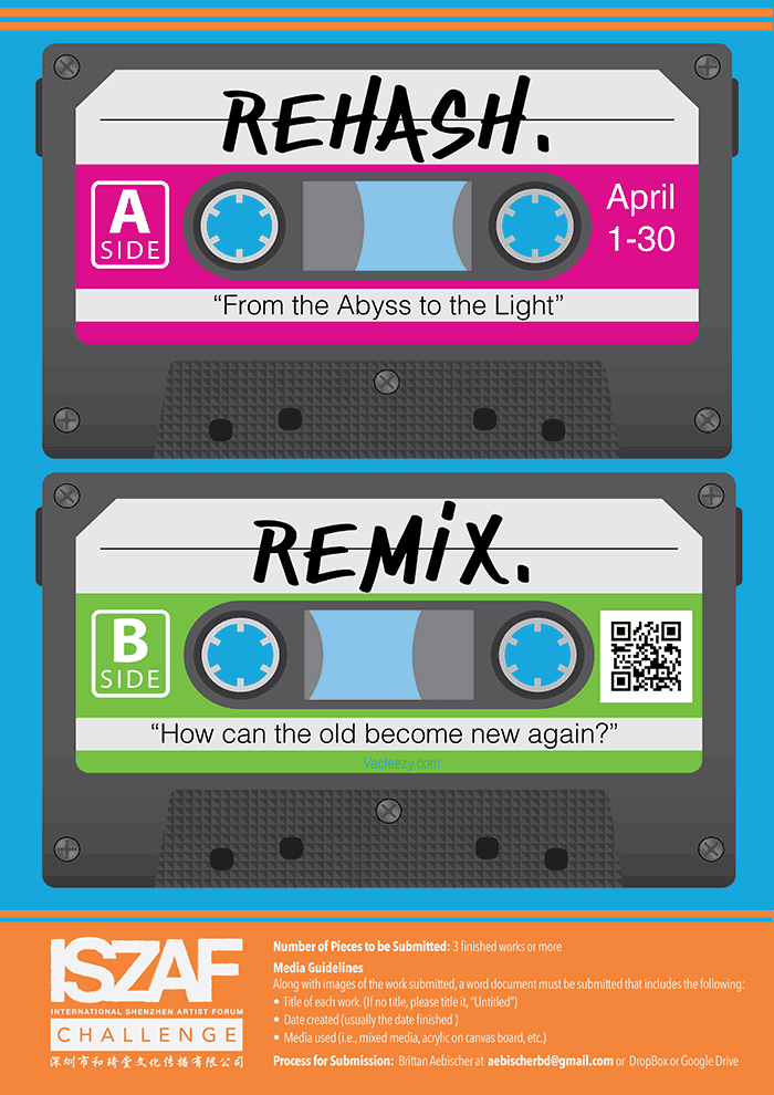 ISZAF April Challenge poster design. 2017.