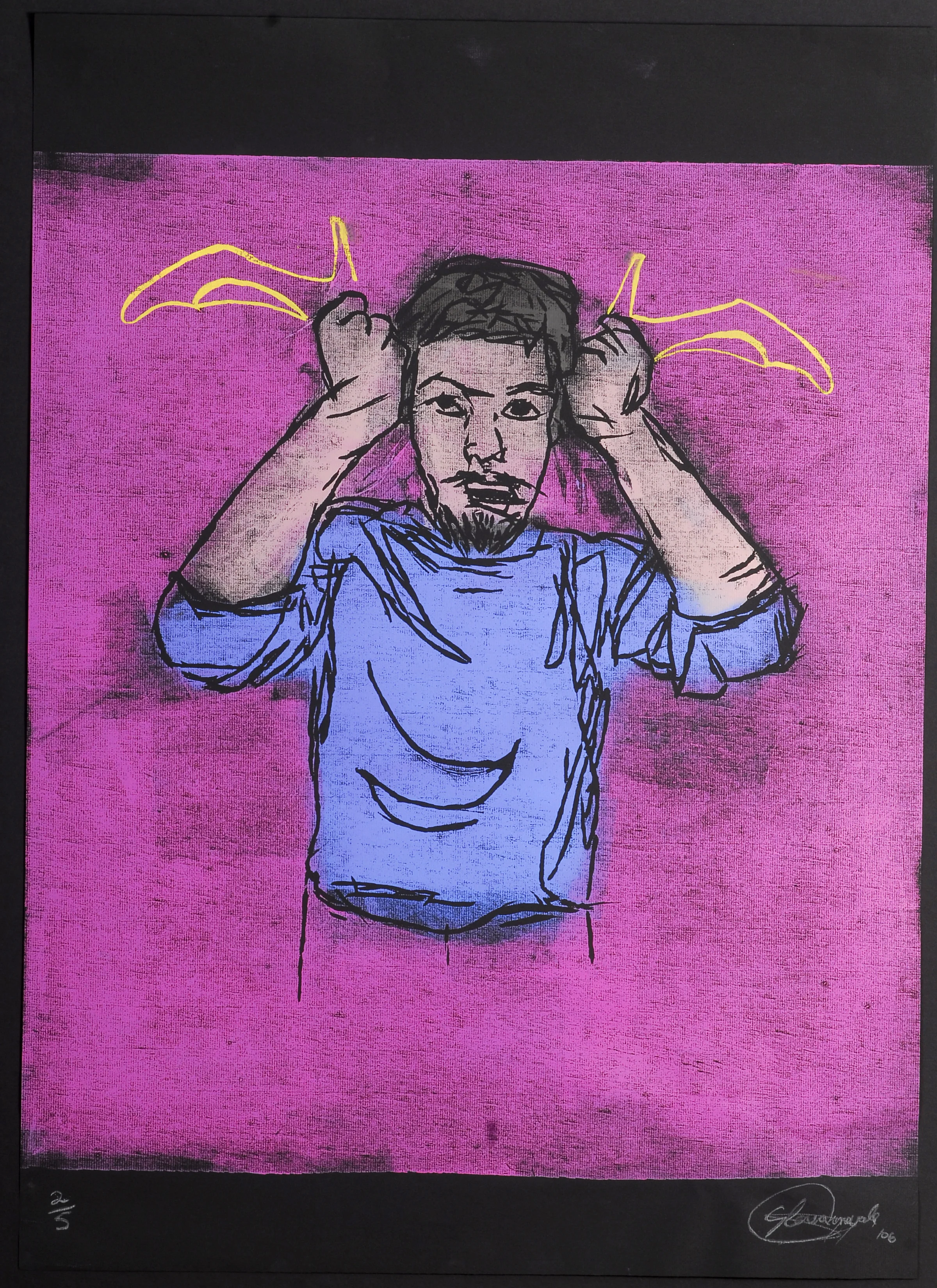 Untitled 2. Woodcut Print. 2008.