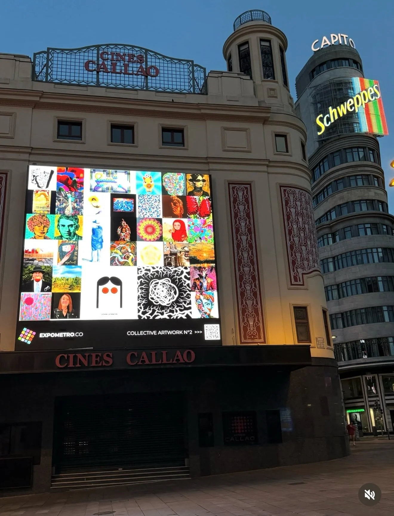 Expo Metro Rome &amp; Madrid! Here are a few photos from these incredible experiences. Although I wasn&rsquo;t able to be in Madrid in person last weekend, seeing my work displayed at Plaza del Callao and celebrating from afar was incredibly special.