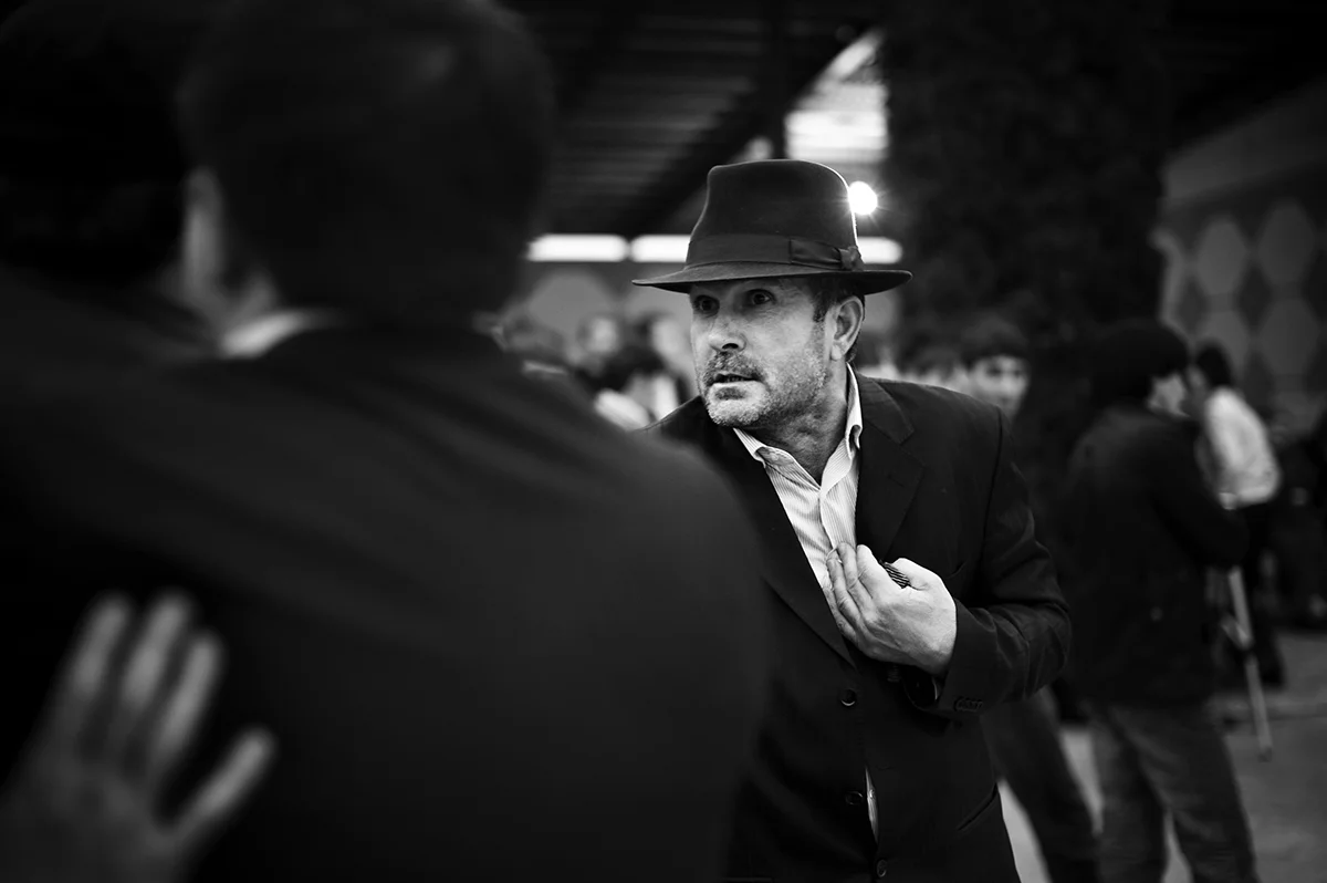 Russia, Ingushetia, October 2009, A fight breaks out at a wedding party in the Republic of Ingushetia.