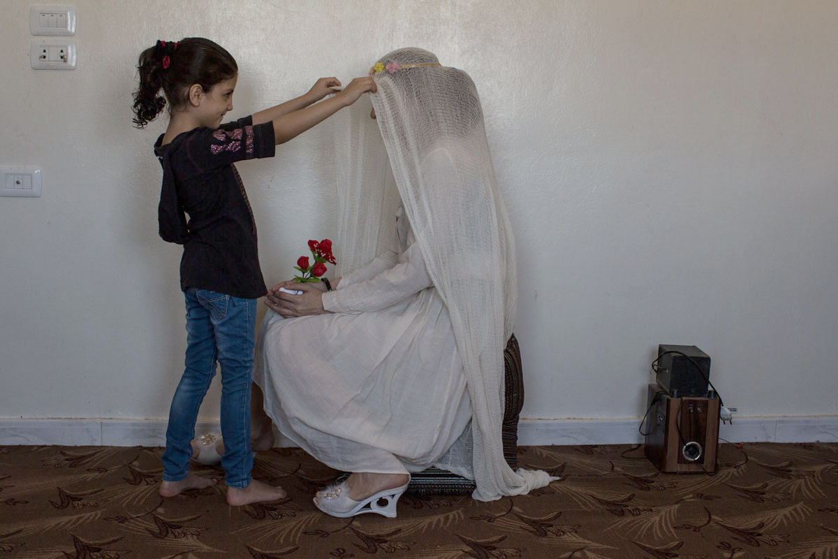 Hala hopes her little sister has a better chance in life.