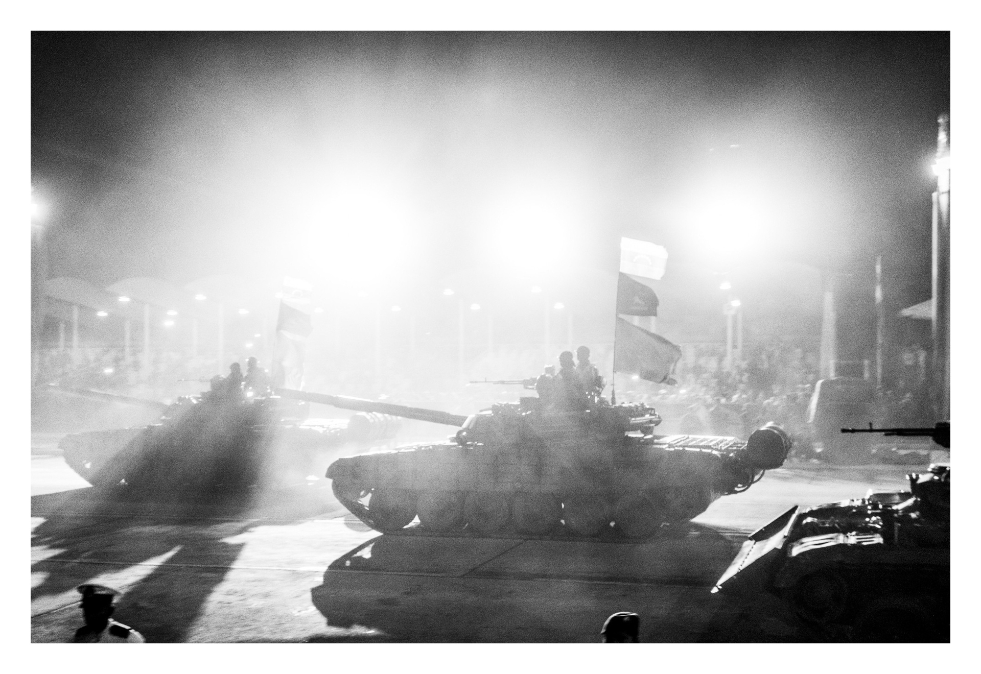  CARACAS, VENEZUELA - APRIL 2013: Tanks during the Venezuelan Independence Day celebrations at the Paseo de los Pr�es de la Patria. The same day Nicolas Maduro was named the president of the country. 