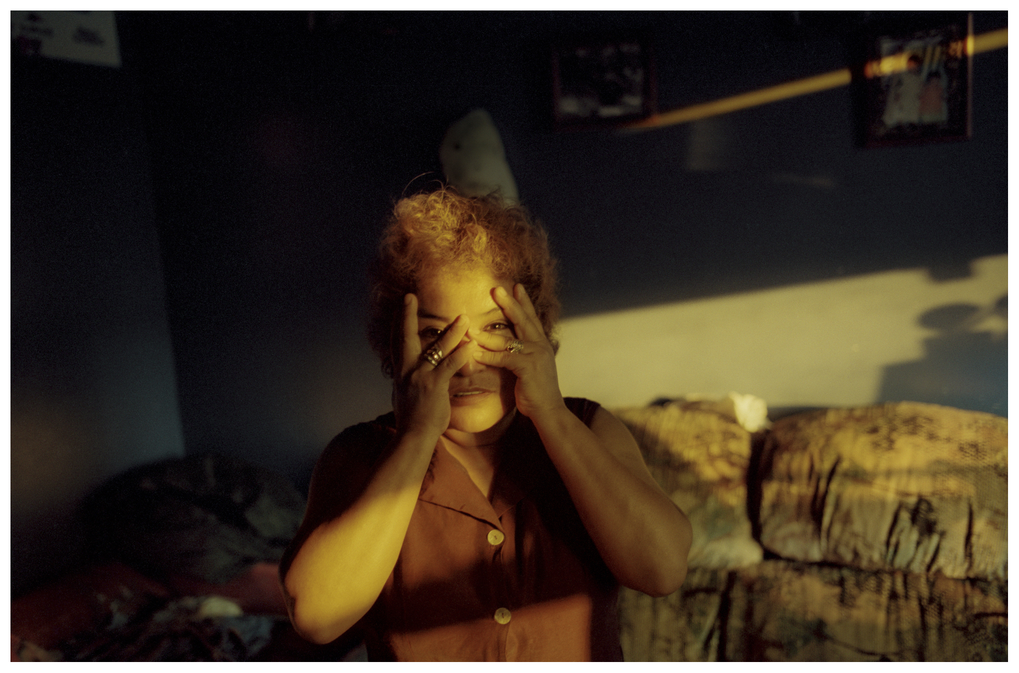  Guadalupe Guzman at her Back of the Yards home. Lupe has been selling elotes on the street for more than 15 years. This photograph was taken circa 2002. 