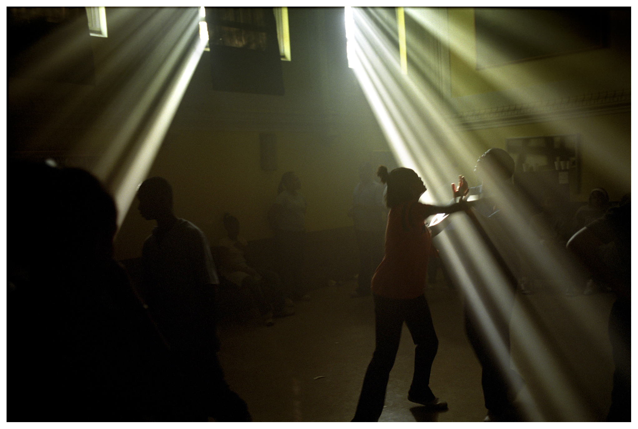  Chicago, Illinois USA -  Two teenagers rough house during a Halloween Dance at Paul Revere Elementary School on Chicago's South Side.

Chicago  is the largest city by population in the state of Illinois and the Midwest of the United States. Adjacent