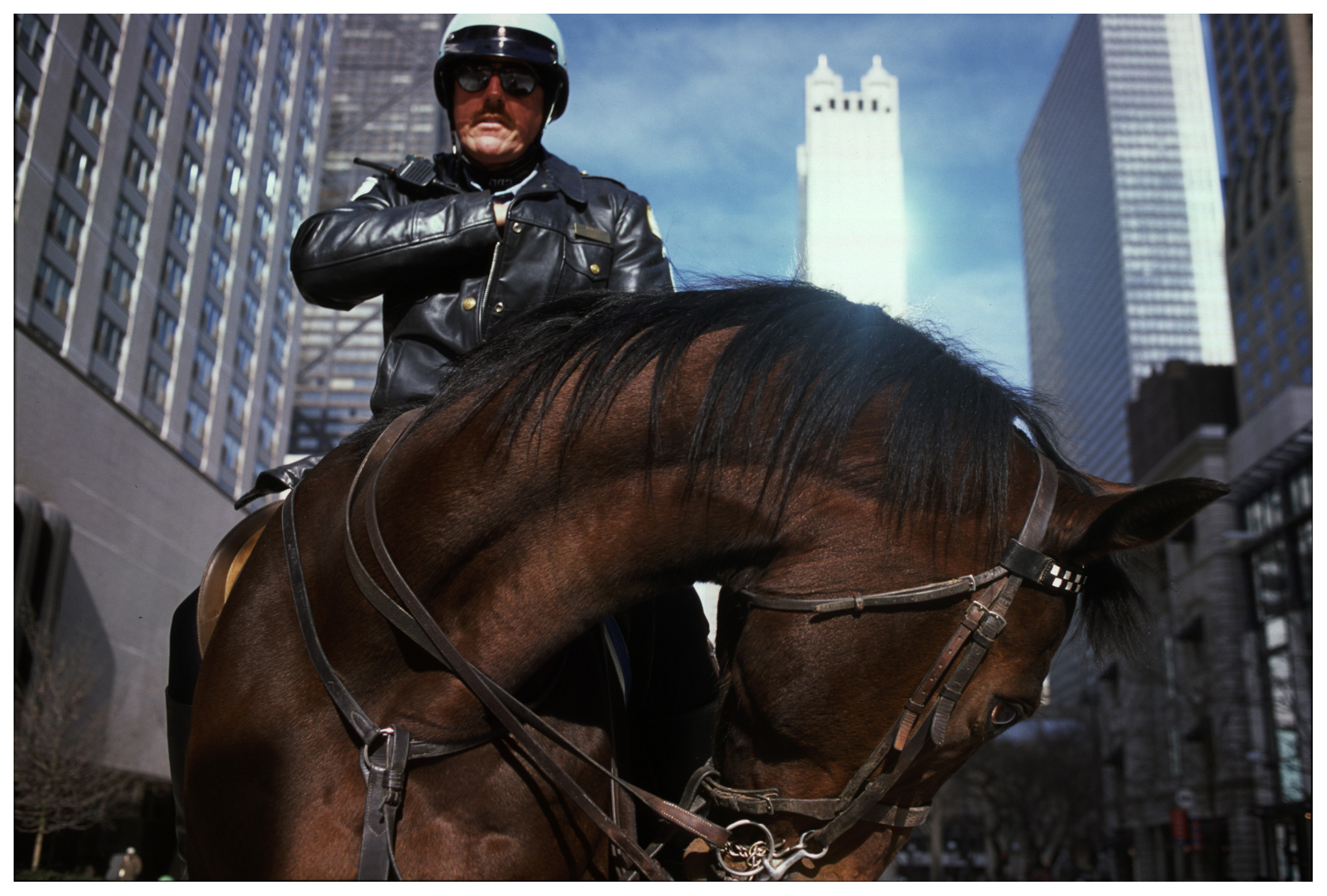  Chicago, Illinois USA -  Chicago Police officer on the Magnificent Mile.

Chicago  is the largest city by population in the state of Illinois and the Midwest of the United States. Adjacent to Lake Michigan, the Chicago metropolitan area (commonly re