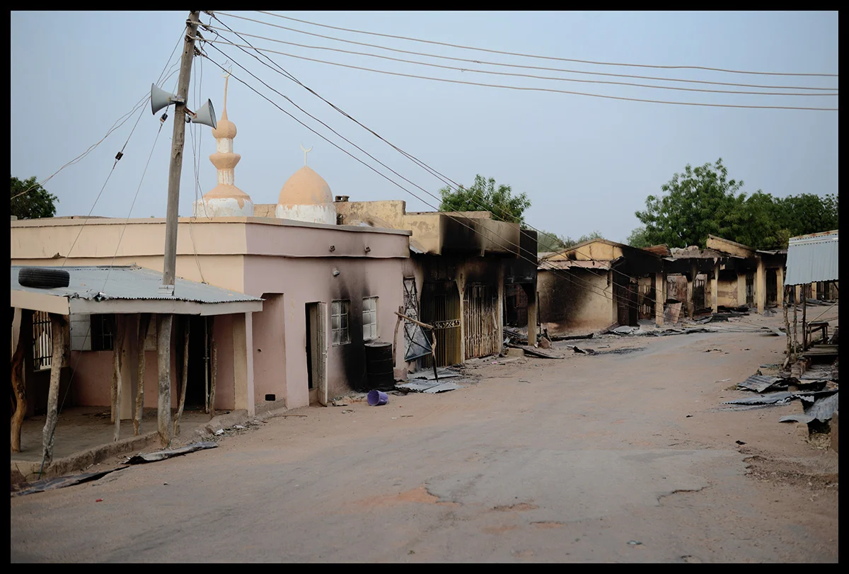 Nigeria, Buni Yadi, March 2015, Buni Yadi was captured last year in July, by Boko Haram. The town was used as a major Boko Haram basis, from where they could get supplies.