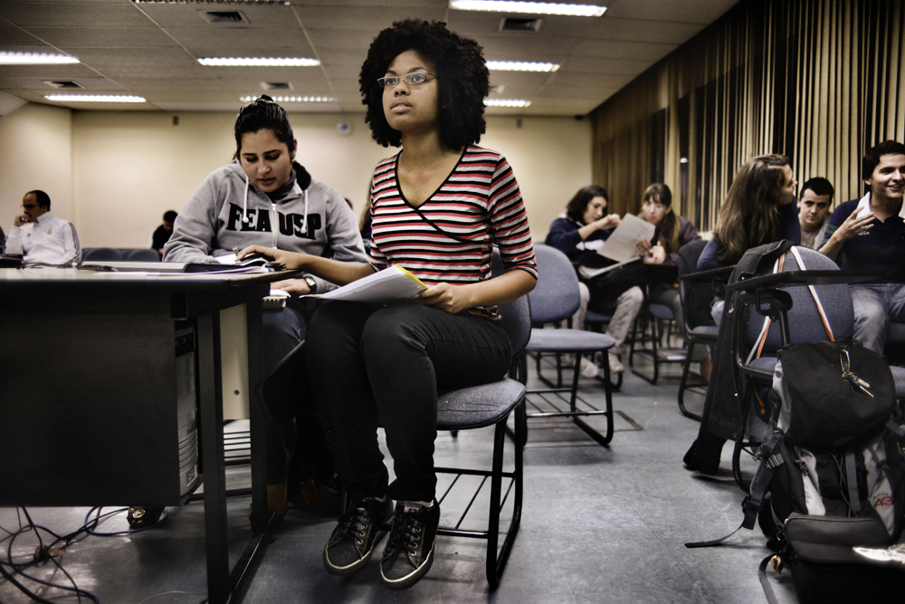  Women pack the classes at Sao Paulo University business school. 