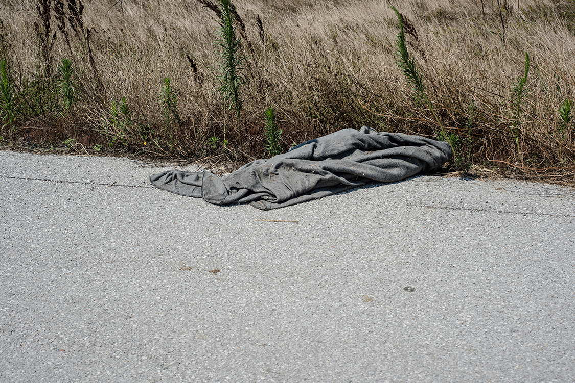 UNHCR blanket in Idomeni