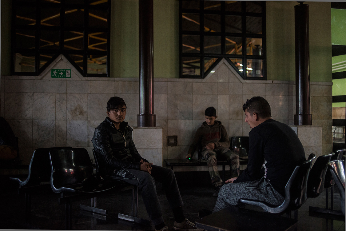 Refugees in Subotica train station