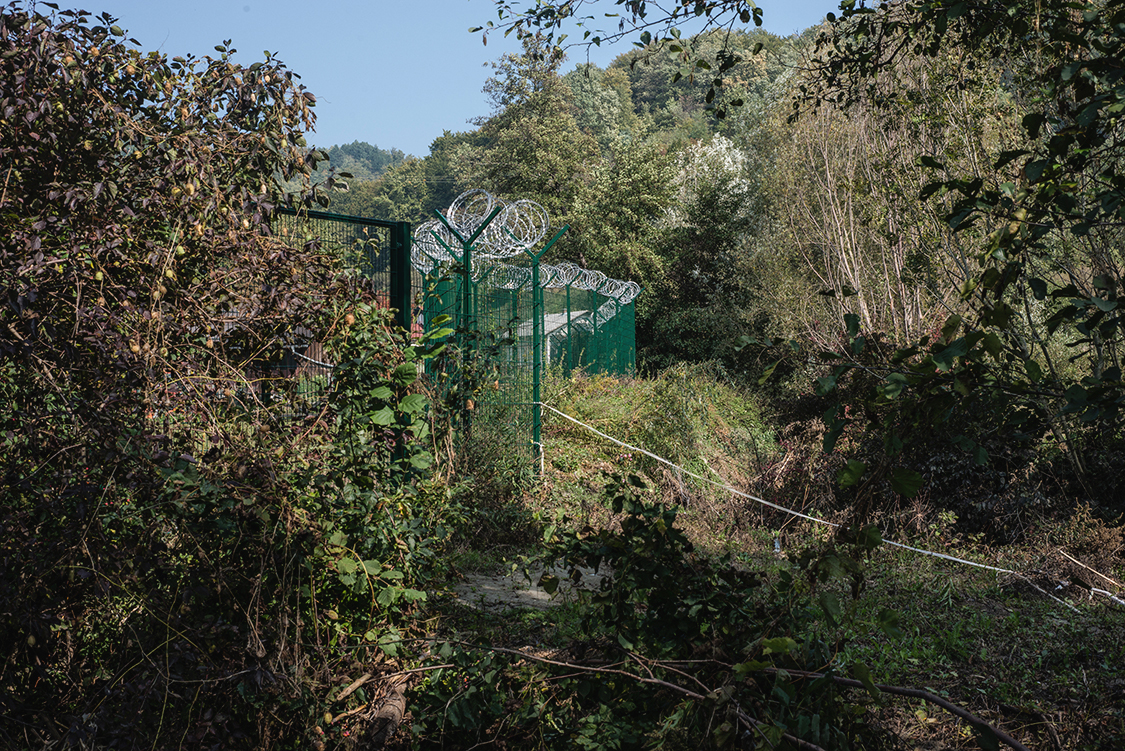 Anti migration wall in Slovenia