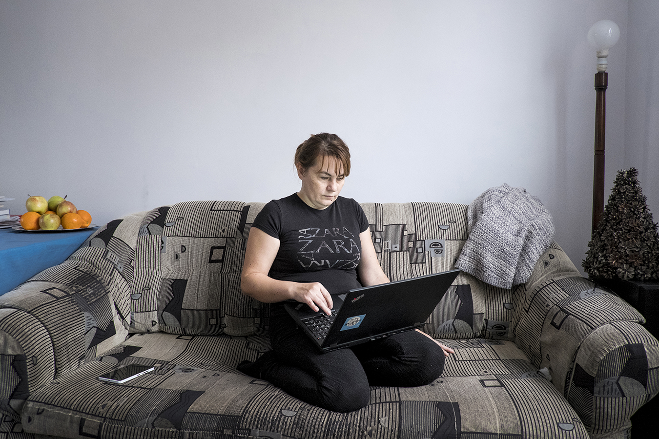  Justyna (43) aborted 10 years ago. She is a mother of three children and lives in a small town 100 km from Warsaw. Today, along with a few other women, she runs "Women in Web", a phone line and the only Internet forum for women who want to organize 