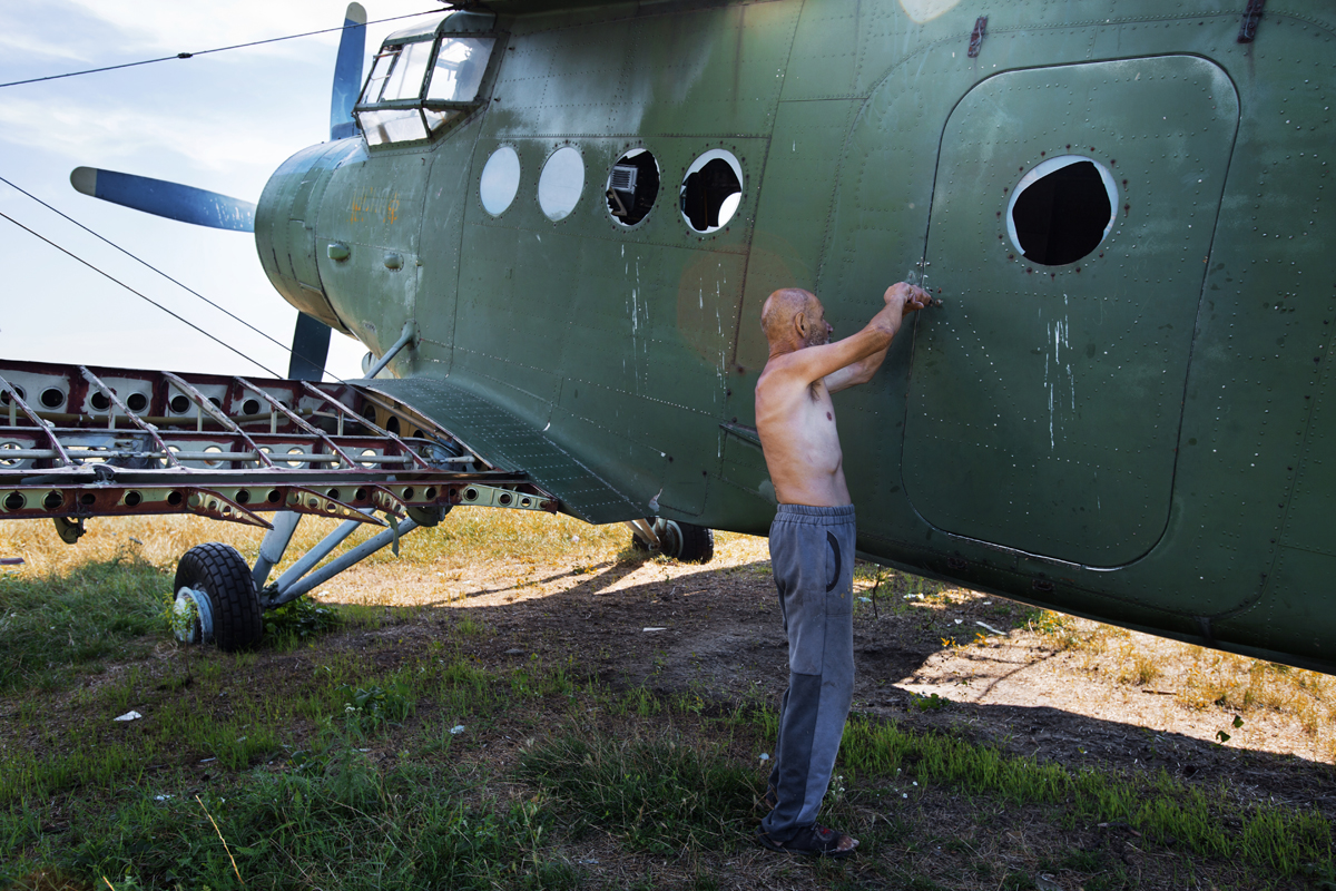  Moldova. Ceadir Lunga, Gagauzia - July 2017

Ceadir Lung Aerodrome which was closed 15 years ago following a plain crash. Nicolai, 67, has been working at th eaerodrome for the last 30 years as a guard. 