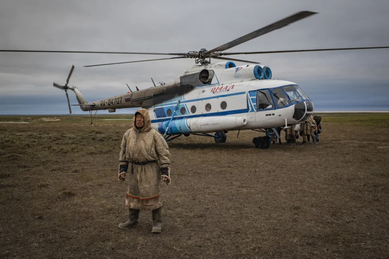 Yamalo-Nenets Autonomous Region Russia September 2018
The Yamal peninsula in western Siberia, a homeland of nomadic Nenets reindeer herders.
The Nenets people of the Siberian arctic are the guardians of a style of reindeer herding that is the last of its kind. Through a yearly migration of over a thousand kilometres, these people move gigantic herds of reindeer from summer pastures in the north to winter pastures just south of the Arctic Circle. No-one knows for certain whether it is the reindeer that lead the people or vice versa. What is certain is that fewer places on earth are home to a more challenging environment, an environment where temperatures plummet to -50C and where crossing the worlds fifth largest river as it deep-freezes is just part of the routine. Such a difficult environment unites the people physically through a regimented work ethic, but far more importantly, the Yamal-Nenets are unified by a robust and vibrant culture. It is a culture that has had to survive a turbulent history, from early Russian colonisation, to Stalin’s terror regime, to the modern day dangers of a rapacious oil and gas development programme.