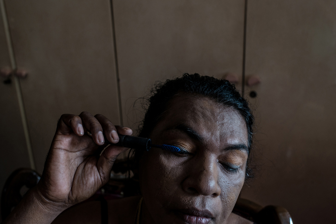  Mami Yuli, aka Yulianus Rettoblaut, born 1961, is the leader of Indonesian waria, an “umbrella” word, that stands for transgender and transvestite people. For religious reasons, many are not interested in sex-reassignment surgeries as they believe t