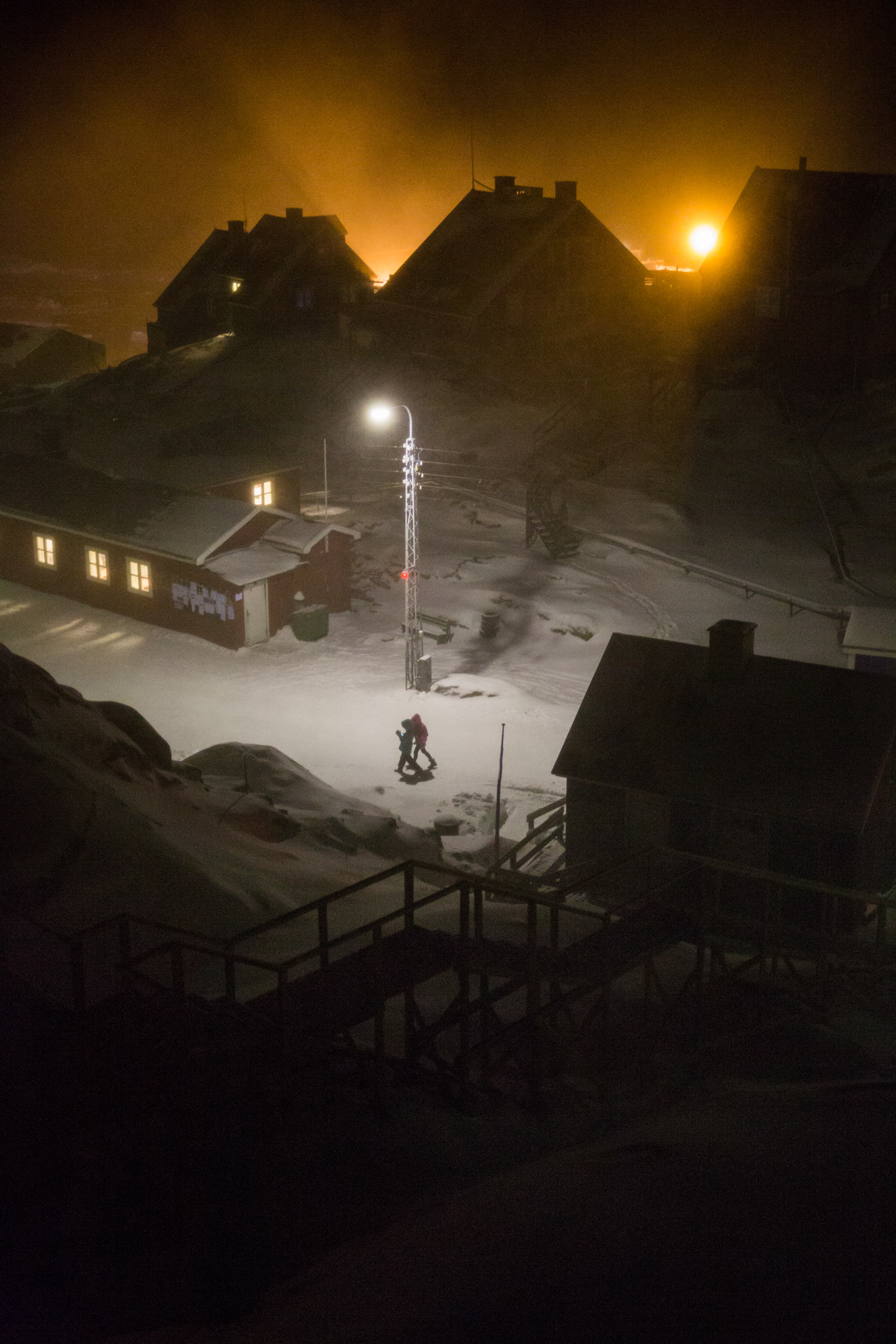  A harsh life in a harsh town: There is no cinema in Uummannaq, no shopping mall and no road outside the town. 