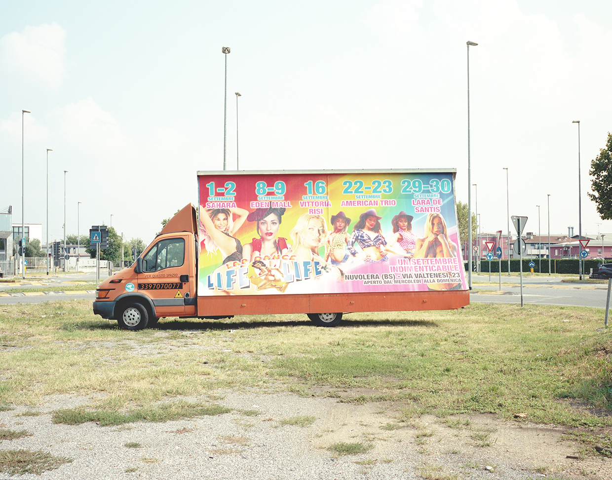  Lonato, Italy, 2017
A mobile advertisment truck of a sex show in the province of Brescia 