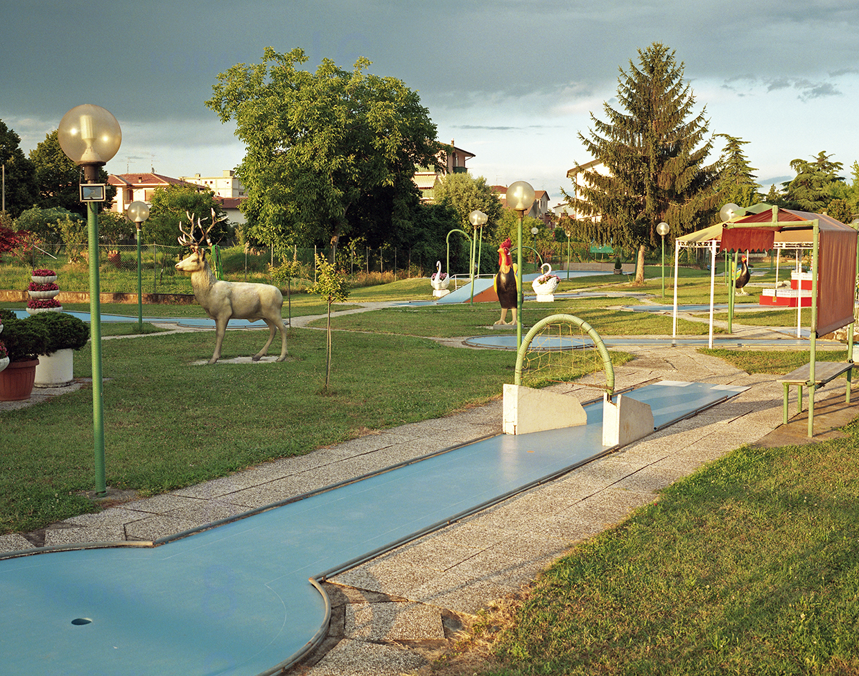  Olmo, 2018, Italy
Minigolf field at sunset in the small town of Olmo, nearby Vicenza 