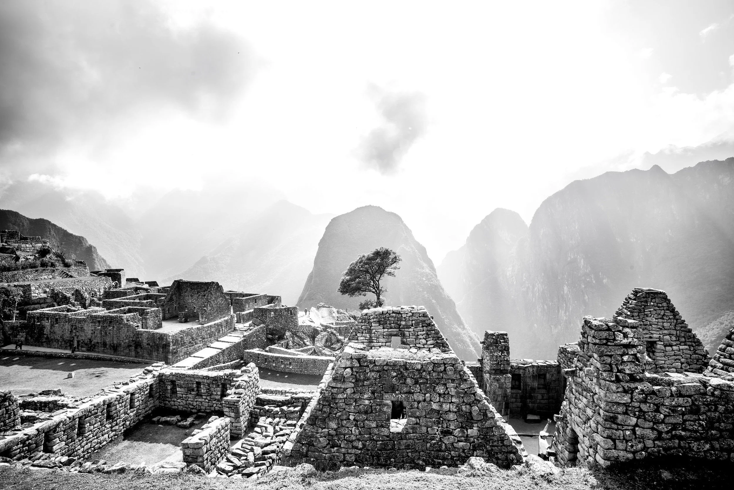 Peru, Andes, August 2016, Machu Picchu is a 15th-century Inca citadel situated on a mountain ridge 2,430 metres (7,970 ft) above sea level. It is the most familiar icon of Inca civilization. In 2007, Machu Picchu was voted one of the New Seven Wonders of the World in a worldwide Internet poll.