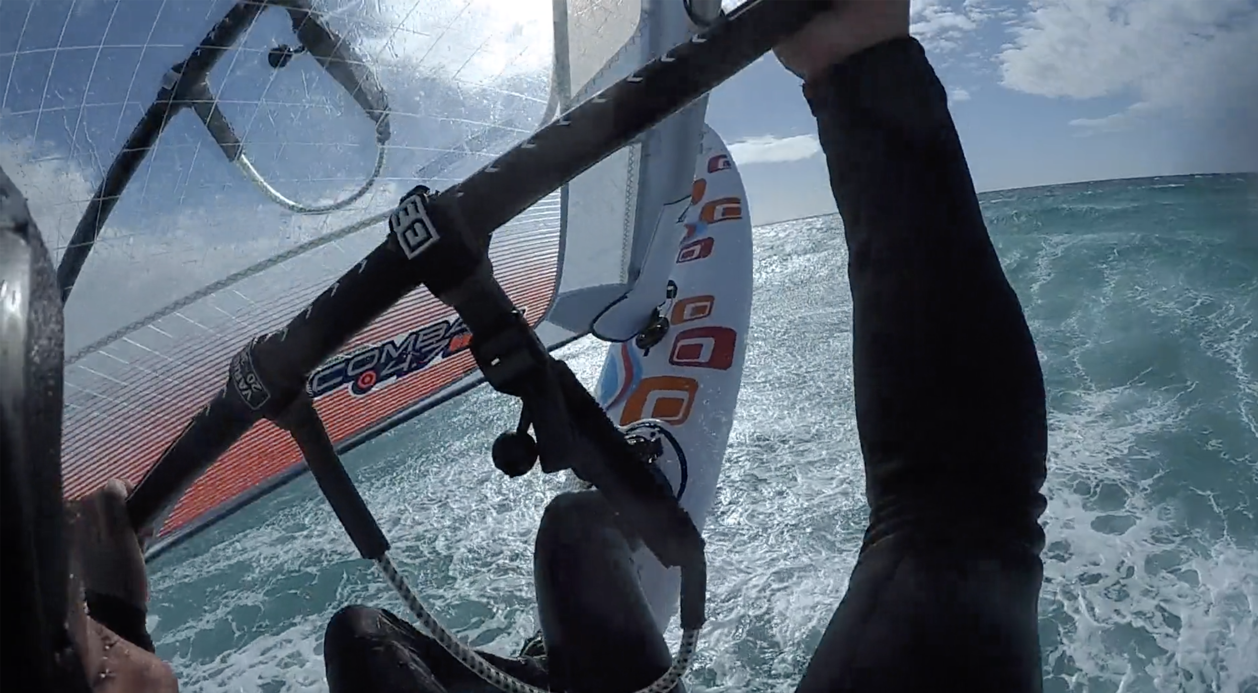 Pep Bonet windsurfs in Sà Rapita, Mallorca
