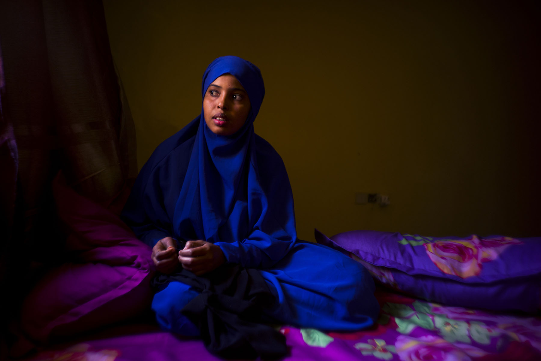  Somalia, Somaliland, Hargeisa, February 2018

Loosing her entire family on Bisatine’s frontline, Kharia fled by boat across the Gulf of Aden alone as a schoolgirl in a desperate search. “I spent sixteen days searching through the rubble until I fina