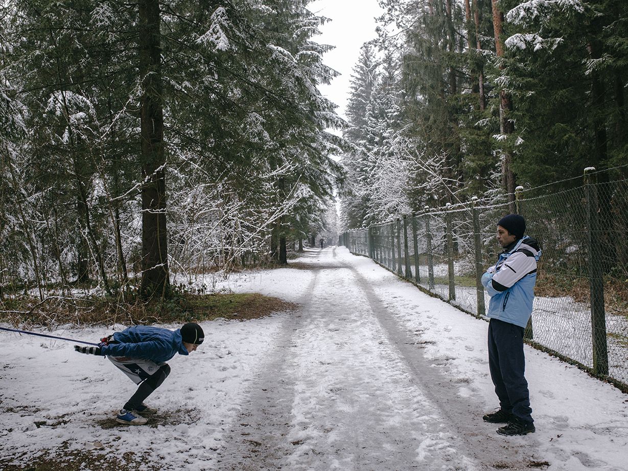  Every day after the school, Nikola race a few kilometers and is working on his fitness, Kranj, Slovenia/2019 
Photo/ Vladimir Zivojinovic 
