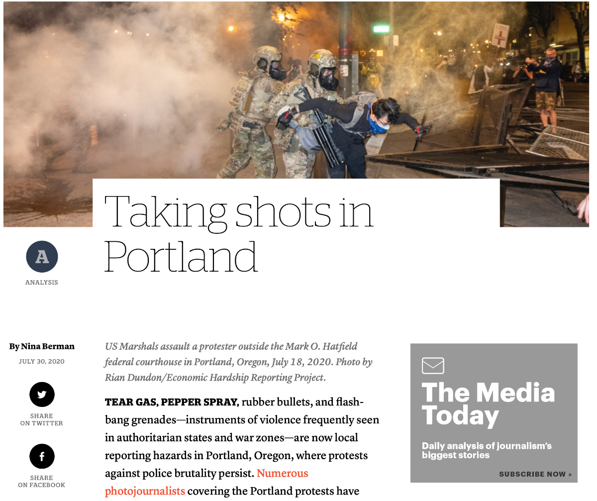 Taking Shots in Portland