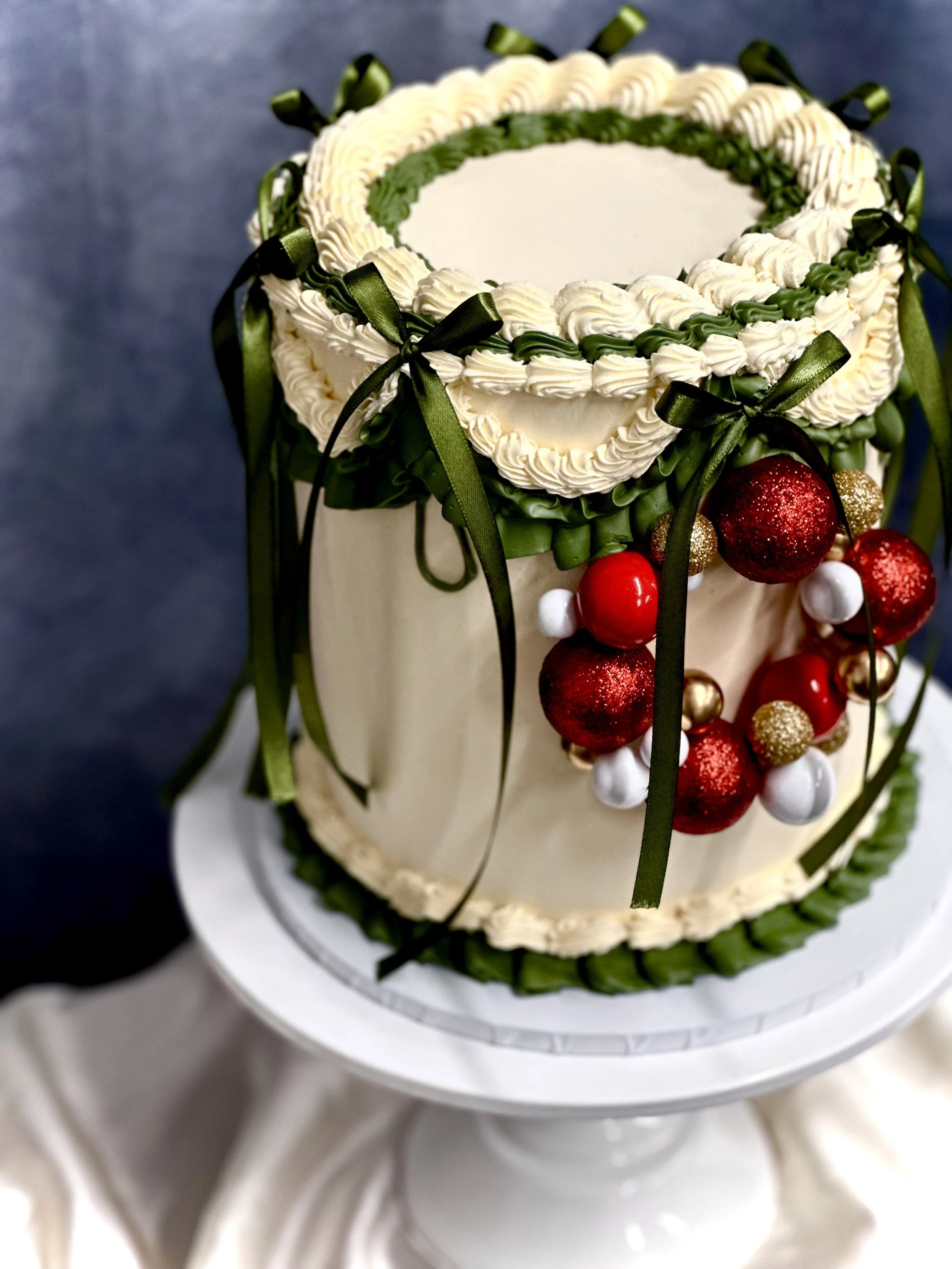 Christmas cake Christmas cheesecake cake bespoke cake bespoke cookies luxury bakery