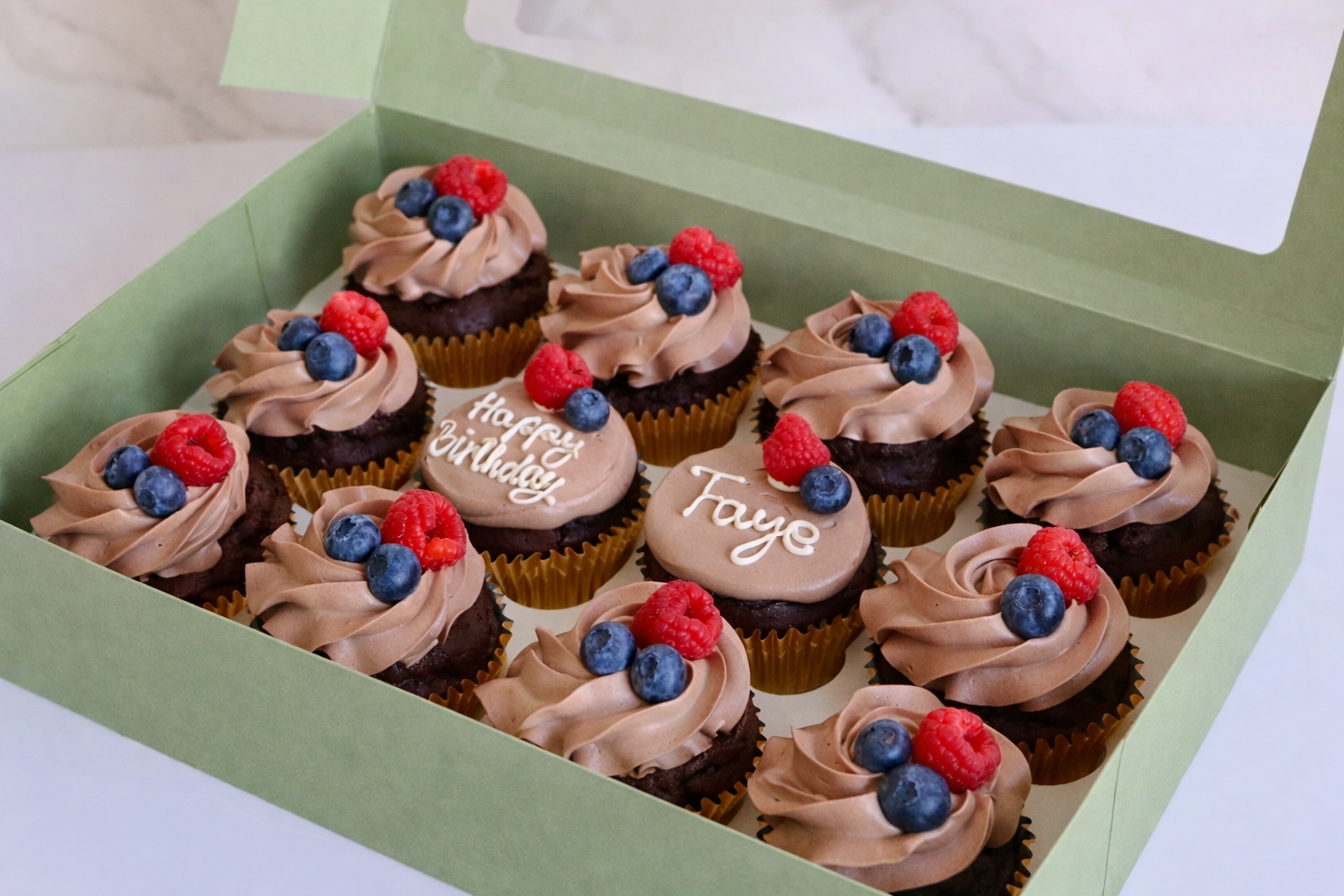 Classic Birthday Cupcakes Box (GF Available)