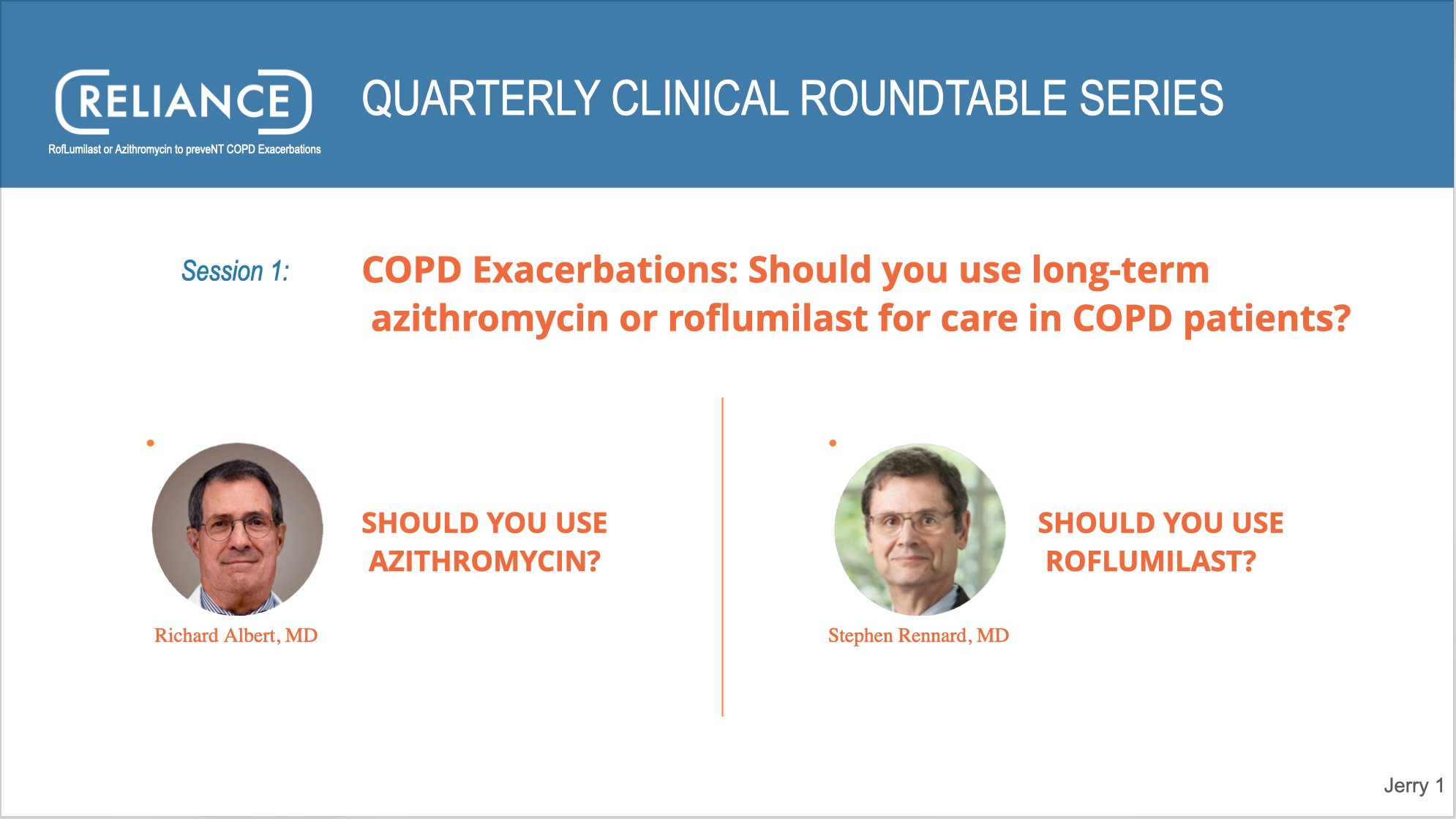 January 11, 2022 | COPD Exacerbations: Should you use long-term azithromycin or roflumilast for care in COPD patients?