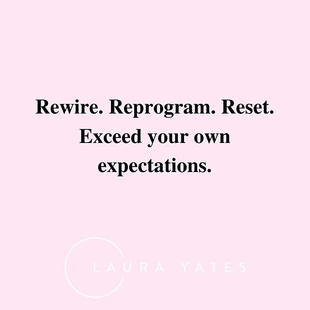This is your time to really reassess and focus on becoming your best self! Doubling down on this now whilst you have some time to be reflective, creative and still. 🌟⁣
⁣
Rewiring is all about doing even just one thing differently to reprogram the ol