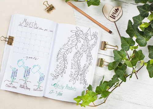 Wild Interiors — DIY: Bullet Journal Spreads for Plant Enthusiasts