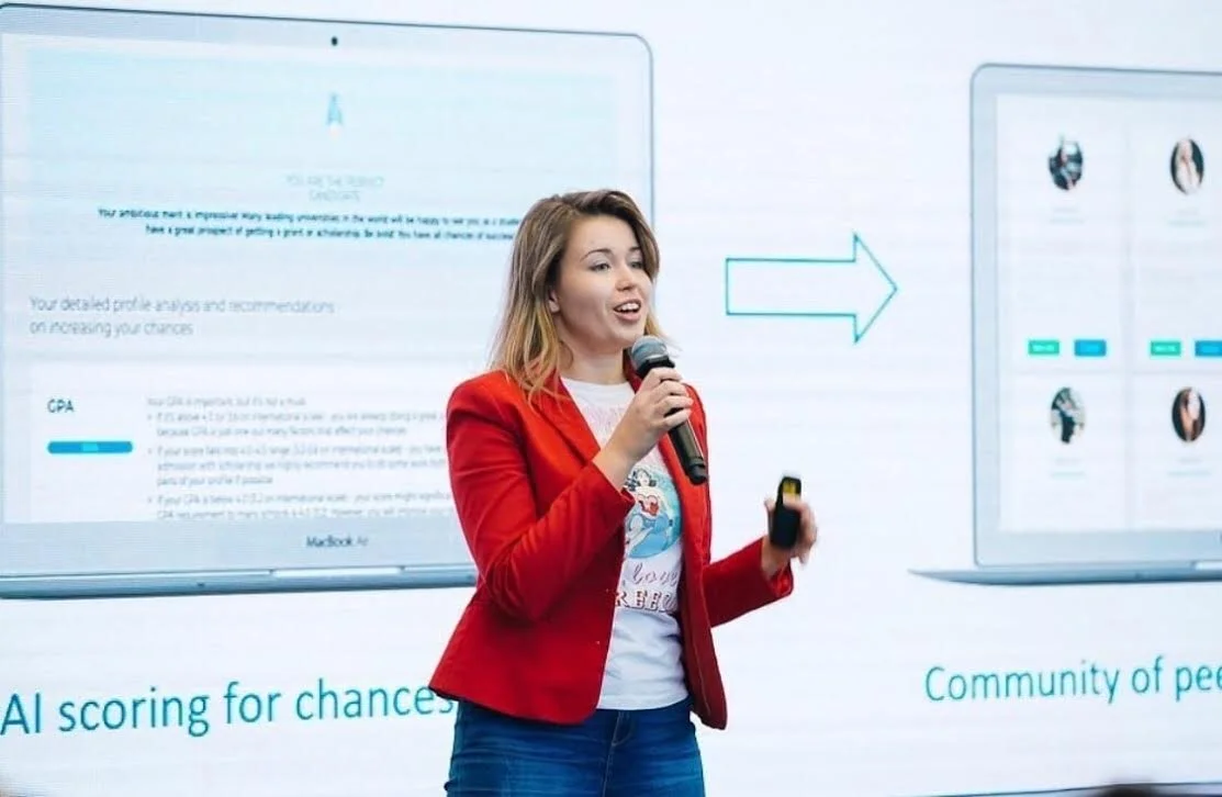 "Don’t let potential hurdles block your path to success" with Dasha Kroshkina