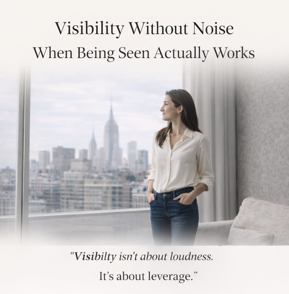 Visibility Without Noise: When Being Seen Actually Works