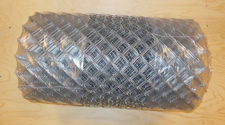 Varmforzinket flettverk Maskevidde 50x50mm med tråddiameter 2.7mm