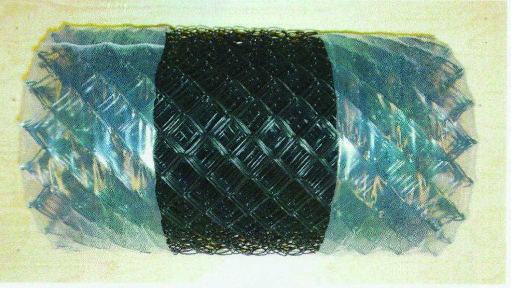 Plastbelagt sort flettverk Maskevidde 50x50mm med tråddiameter 3.0mm