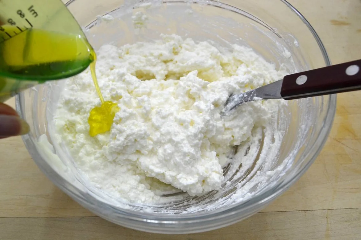 Tyrokafteri (sauce with cheese feta, yogurt, pepper and herbs)