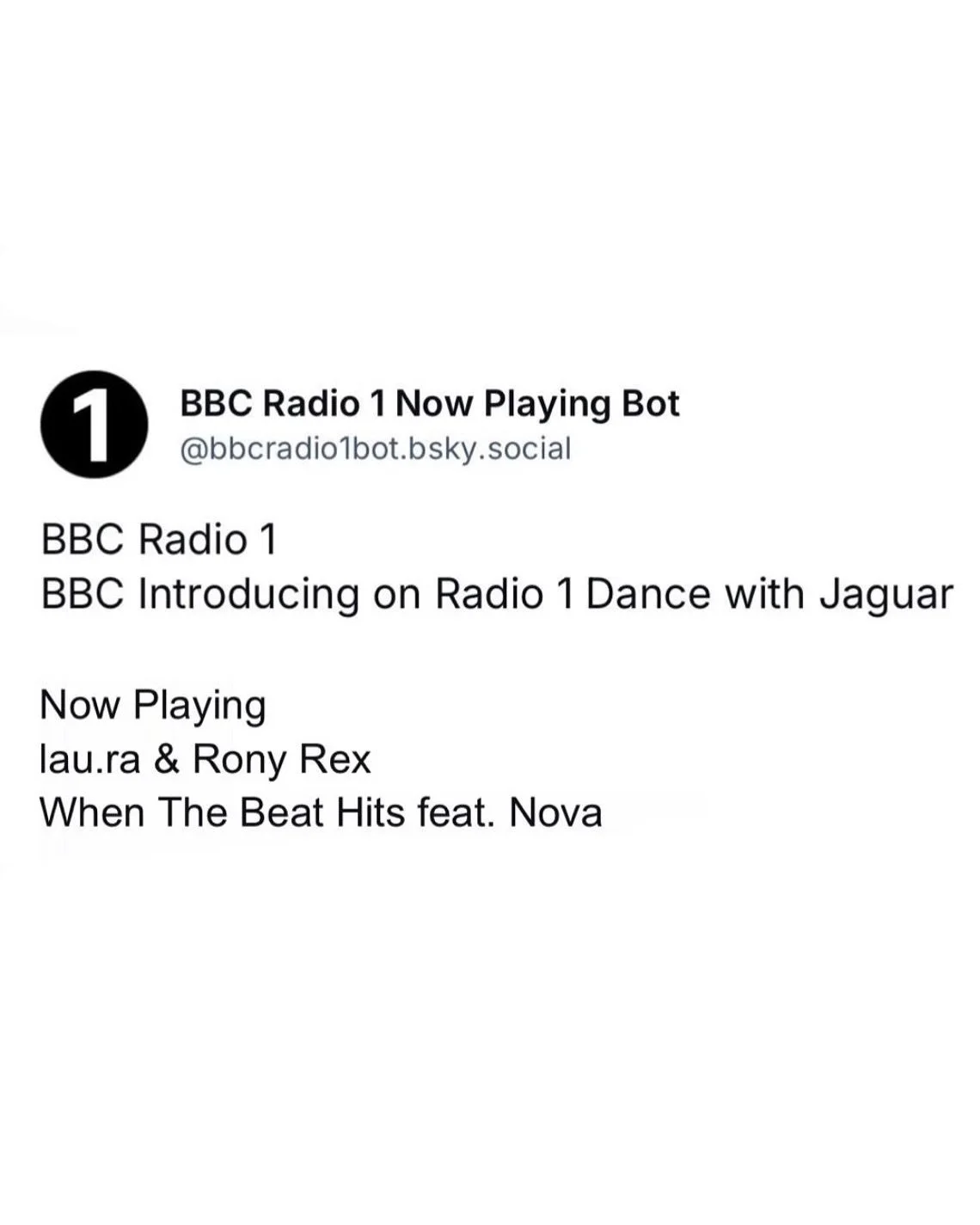IT&rsquo;S A 1ST 🥲

skipped ade this year but it seems ade came to me

our tune &rdquo;when the beat hits&rdquo; just got it&rsquo;s first spin on what is essentially the world&rsquo;s most important show for new electronic music, @jaguarworldwide o