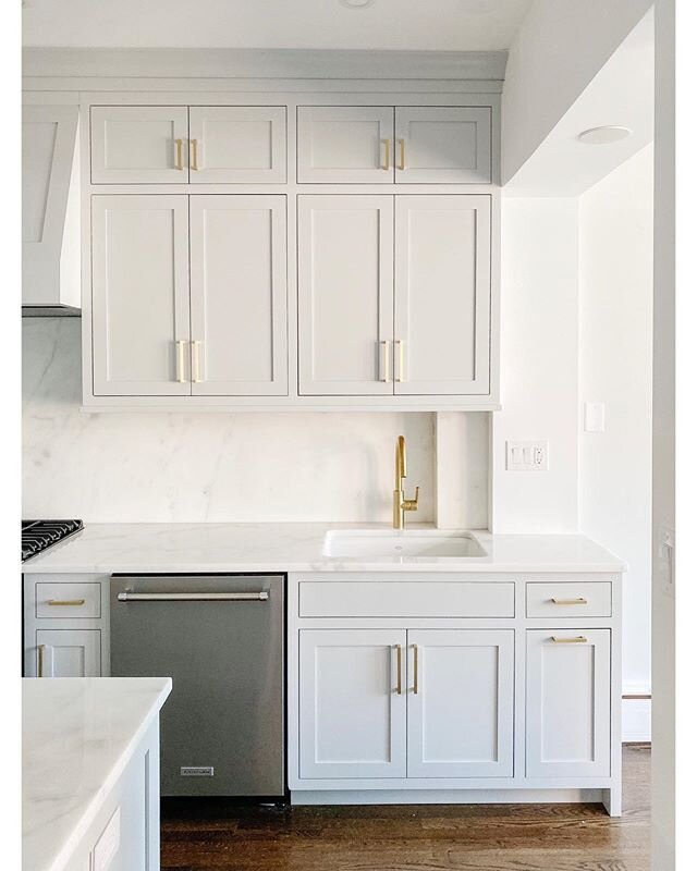 Doing a lot of research for an upcoming kitchen reno and found myself looking through some past projects. My sweet clients bought an old row house and the kitchen was in serious need of an upgrade. Swipe to see the original kitchen. .
.
.
.
.
.
.
.
.