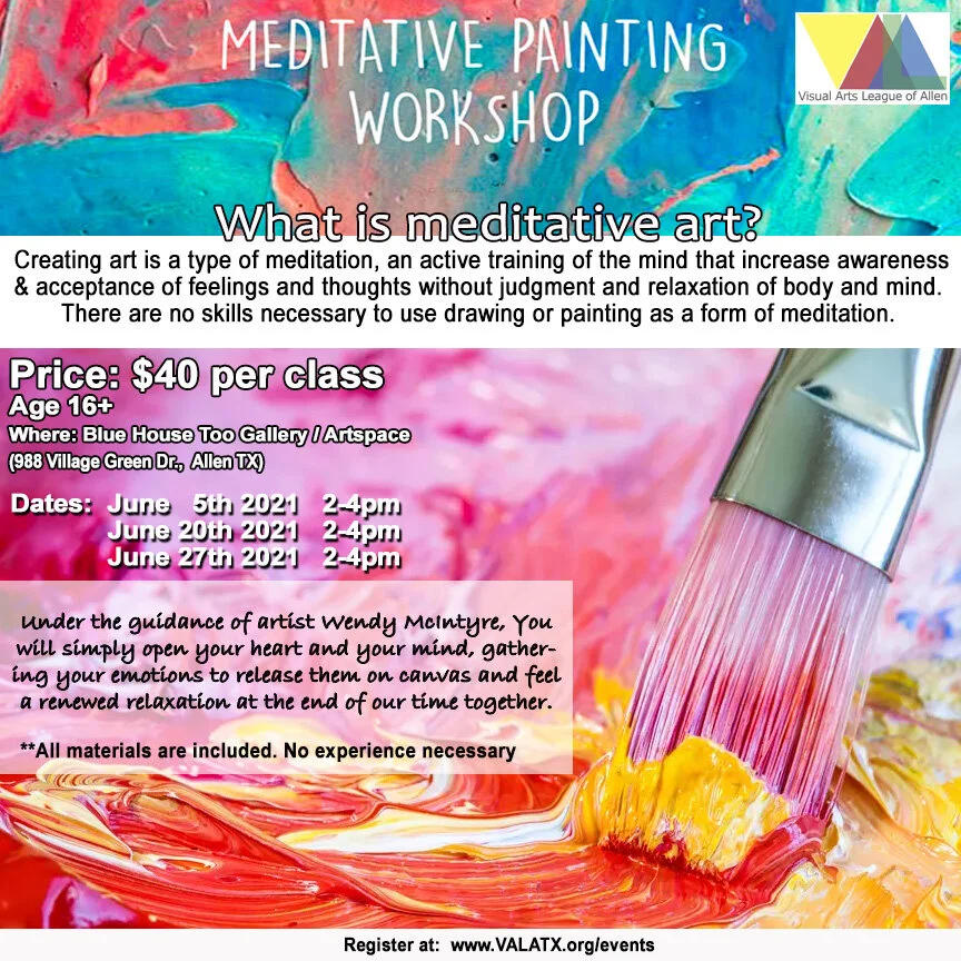 Meditative Painting Workshop by Wendy Mcintyre