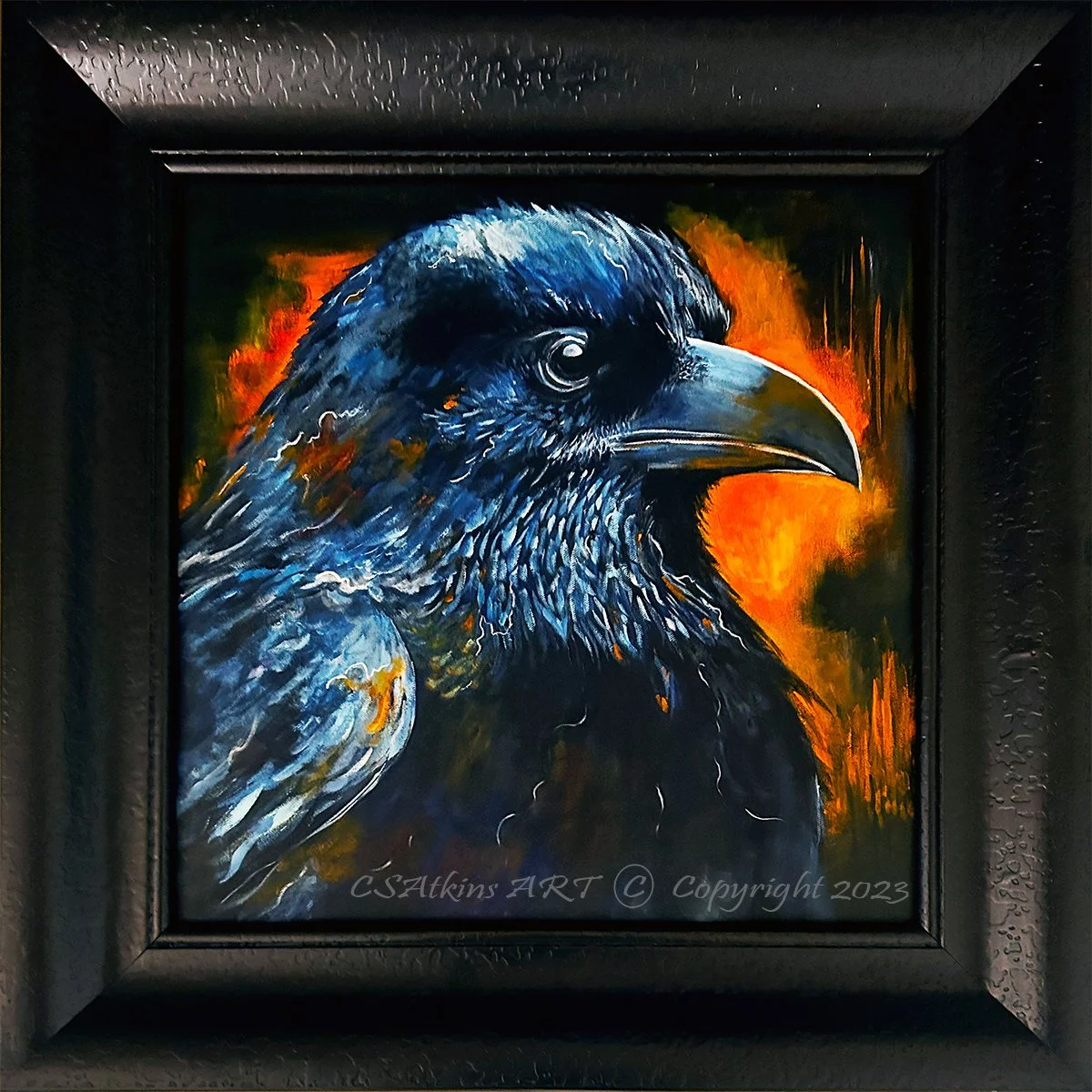 CSAtkins_RavenSpirit_20X20Acrylic_30x30Framed.jpg