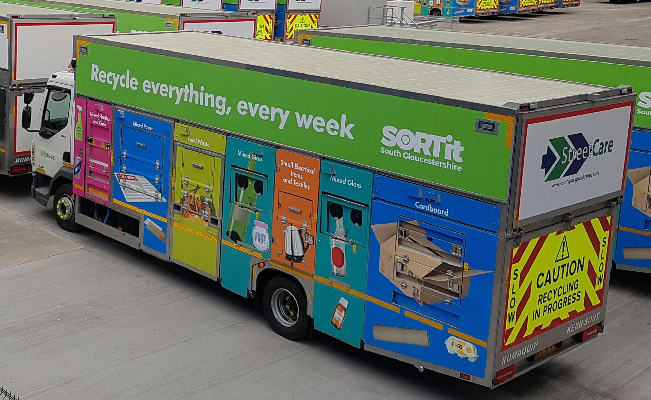 South Gloucestershire Council receive a full new fleet of 38 Kerb-Sort vehicles 