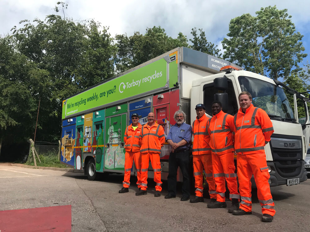 New Recycling vehicles on the road in Torbay