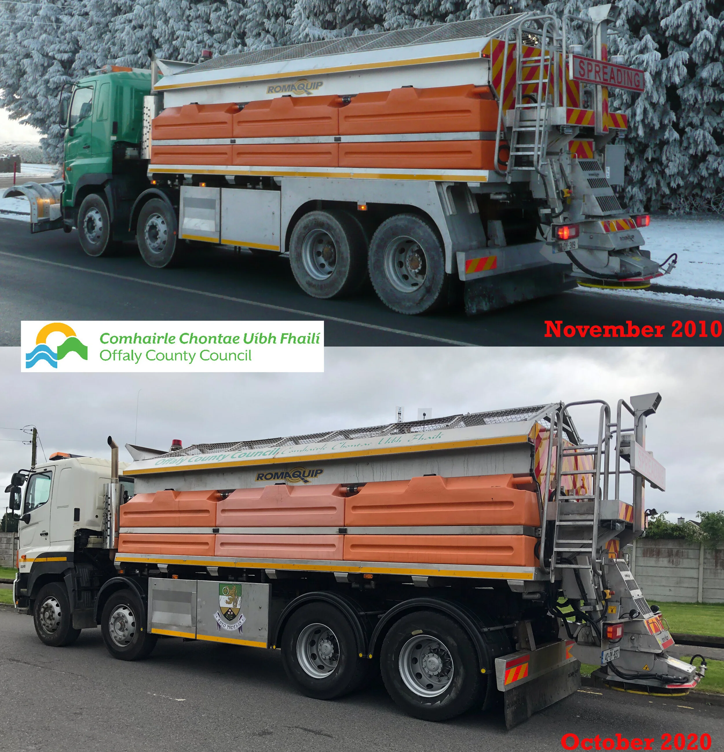 Same spreader 10 years apart! - Offaly County Council
