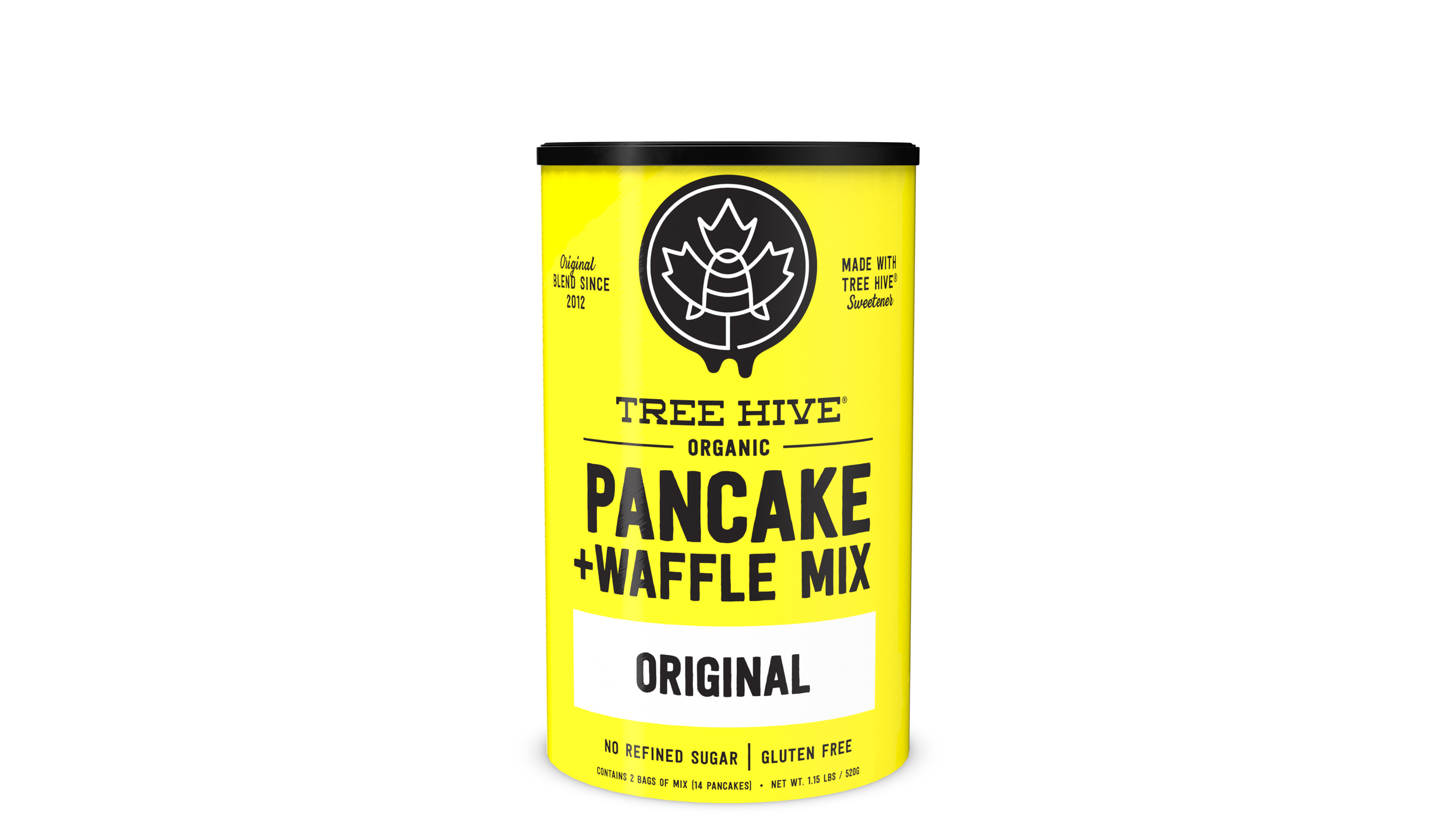 TREE HIVE® Pancake and Waffle Mix - Case of 4 Cans — TREE HIVE® Breakfast
