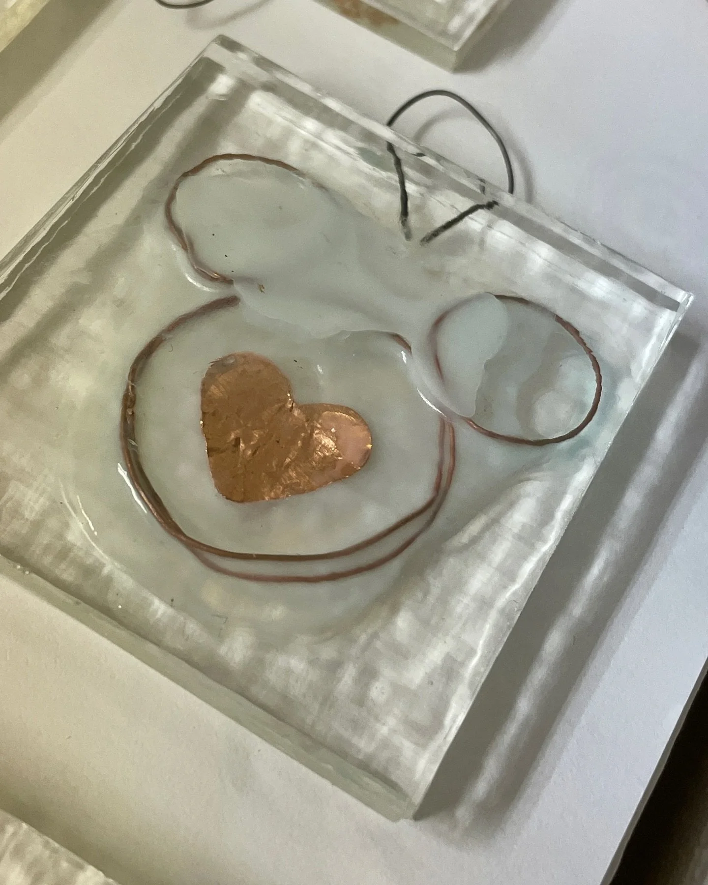 Look at these beauty&rsquo;s made today @mowcopcommunitychurch 
Waiting to be fired - we have to wait for the glue to dry before we can set the kiln off.