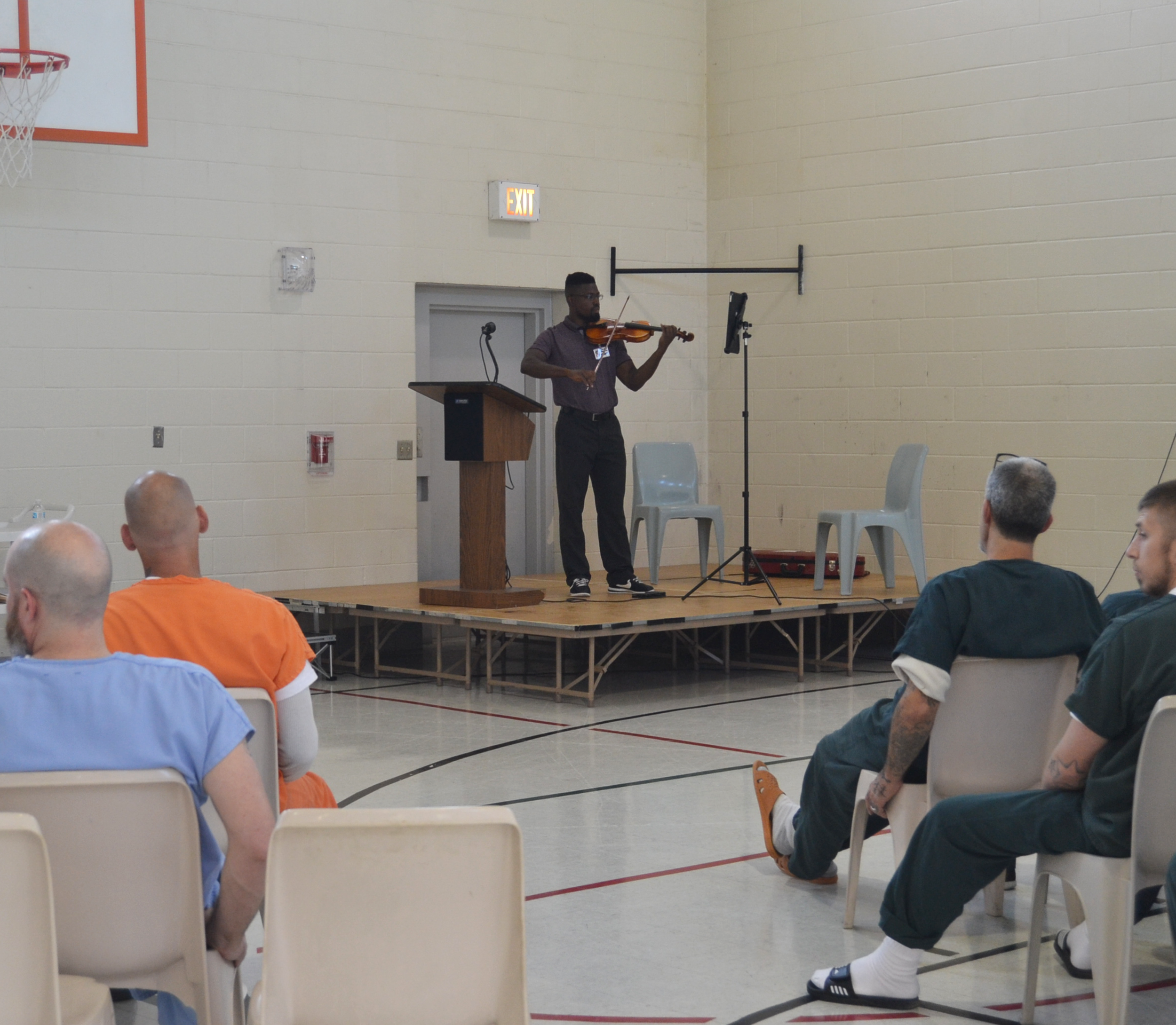 Violin Concert in Jail
