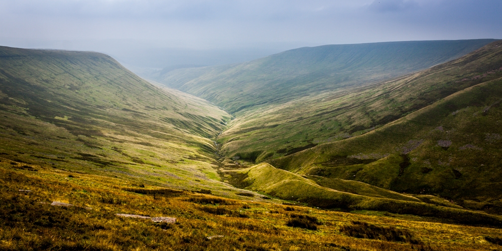Trying to finish strong in the Brecon Beacons Ultra